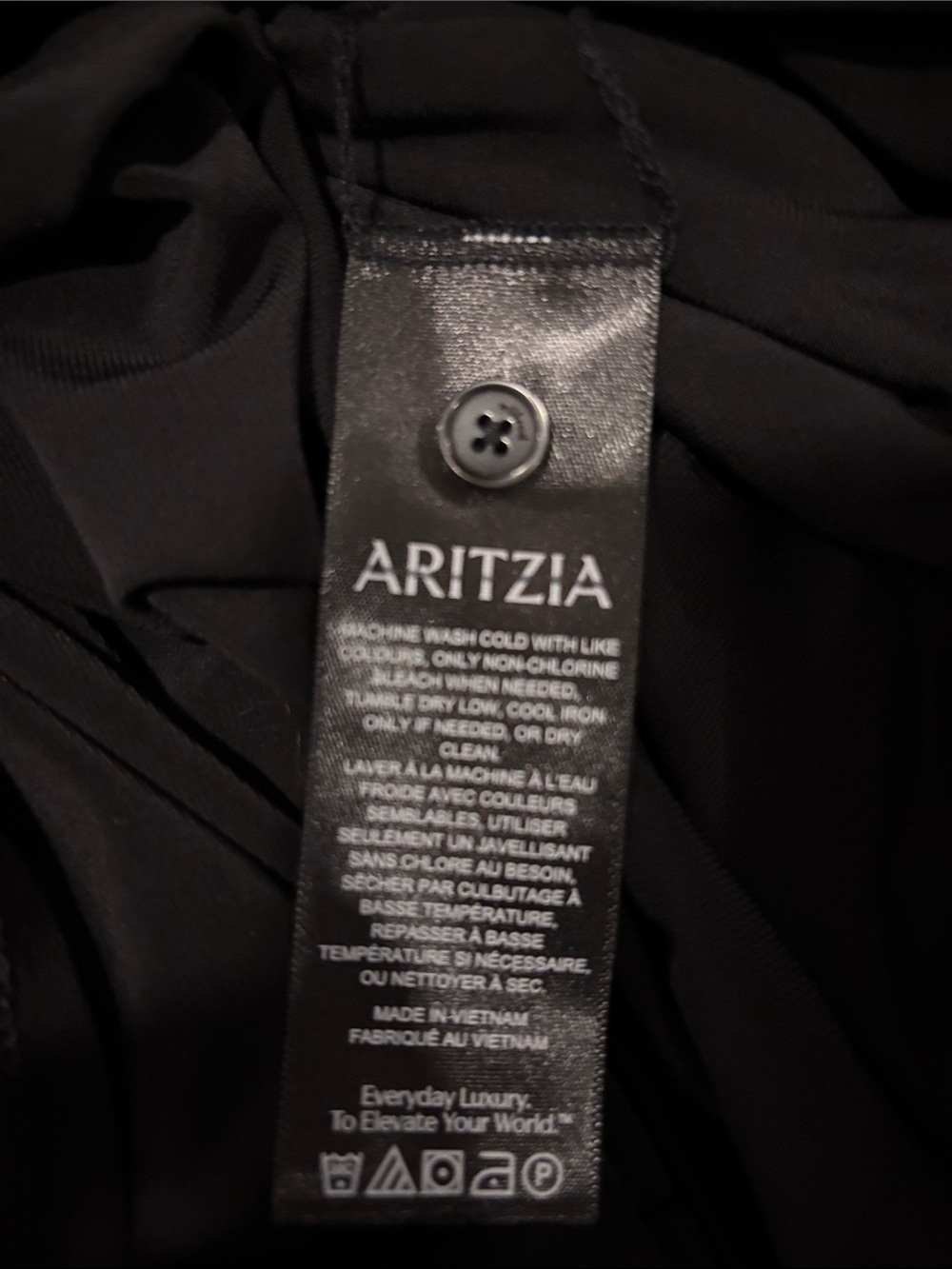 NEW Aritzia Wilfred Smooth Matter Remedy Halter Maxi Dress Black L - Picture 12 of 12
